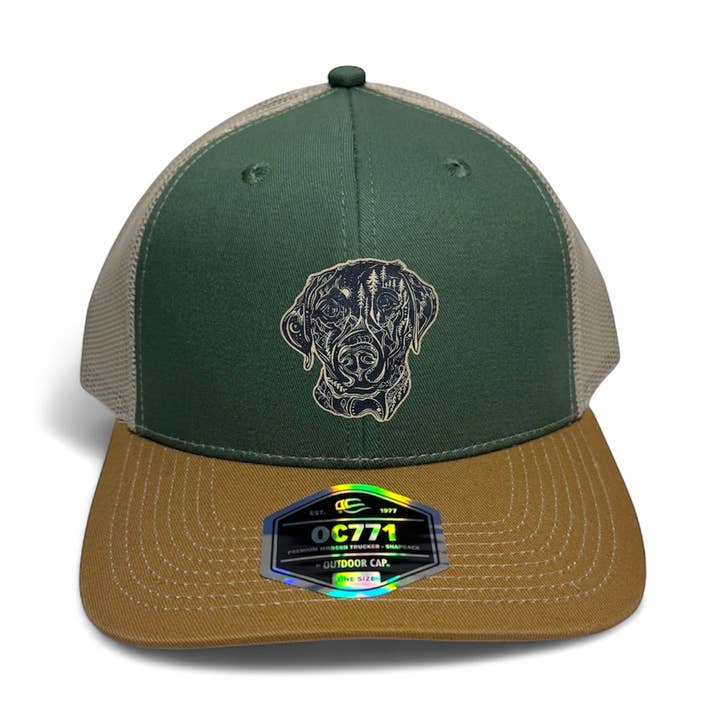 Labrador Retriever dog Trucker hat pick your hat color for wholesale by Wild Slice Designs