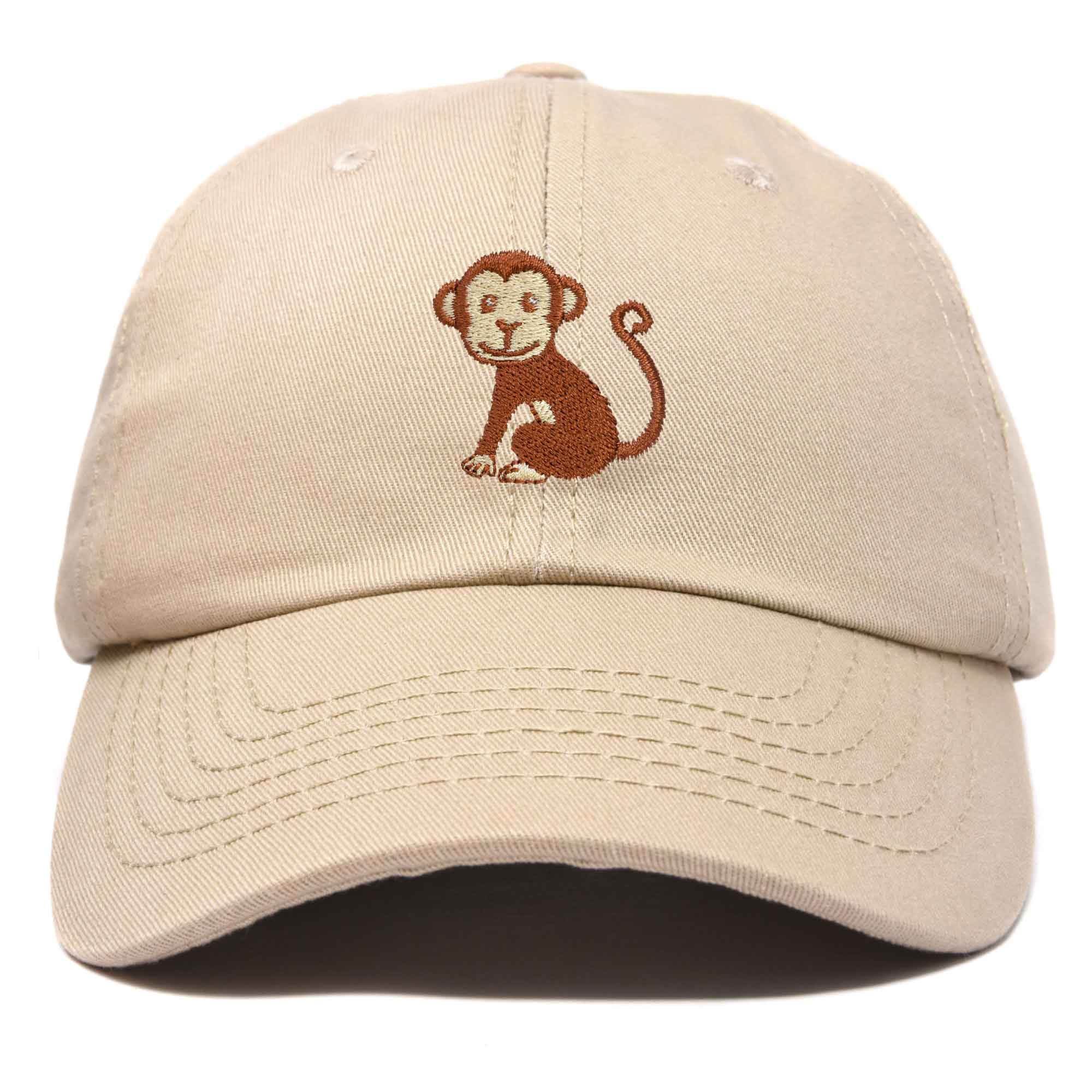 Dalix – Großhandel Basecap – Kinder – DALIX Cute Monkey Kinderhut bestickte Ballkappe Mädchen Jungen12