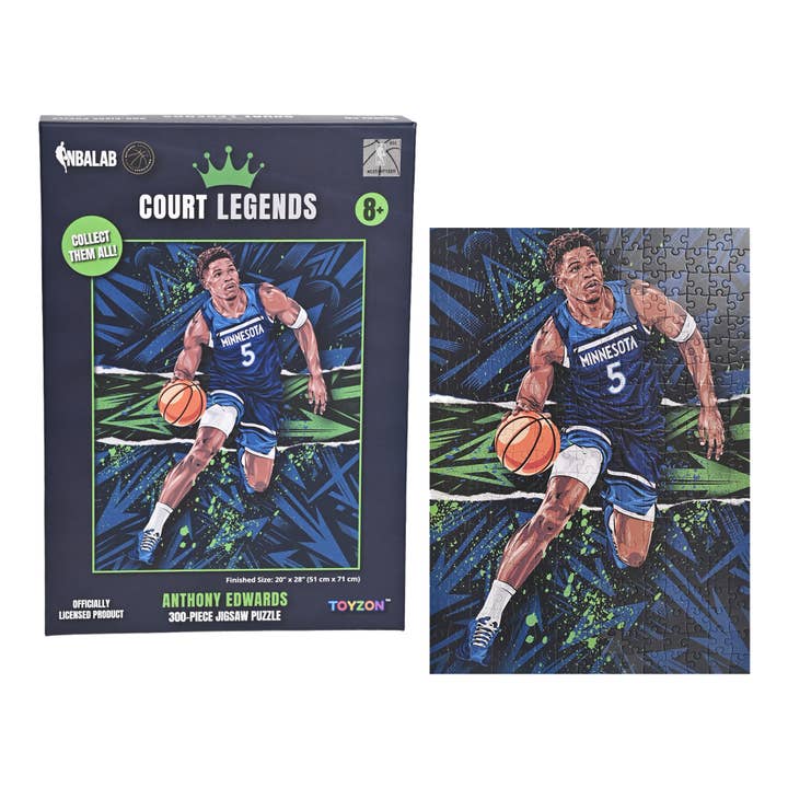 NBA Court Legends Jigsaw Puzzle – Anthony Edwards for wholesale by Brand Partners Group