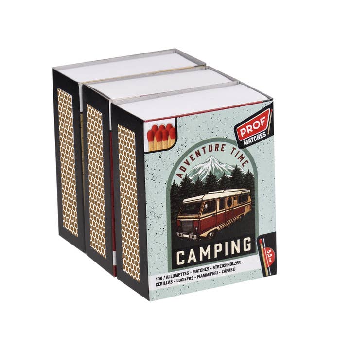 Set of 3 boxes of 100 matches 55 mm PROF CHEF for wholesale by PROF