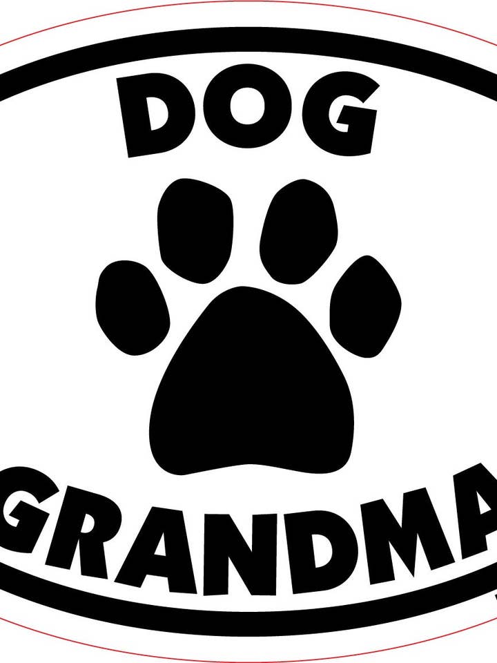 Ímã de carro em forma oval de vovó por atacado de Pet Gifts USA, LLC