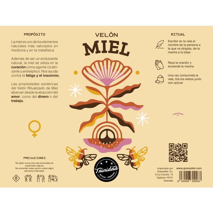 trinidad - Wholesale Votive Candle - Basic Honey Candle1