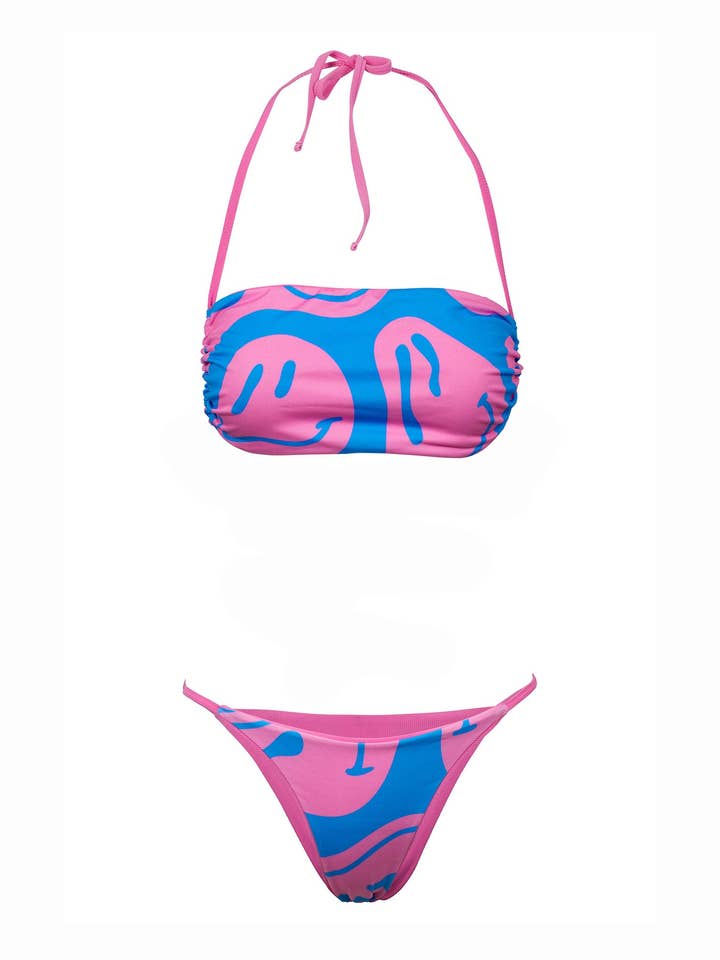 LOOPY SMILEY REVERSIBLE BIKINI for wholesale by KALAIA
