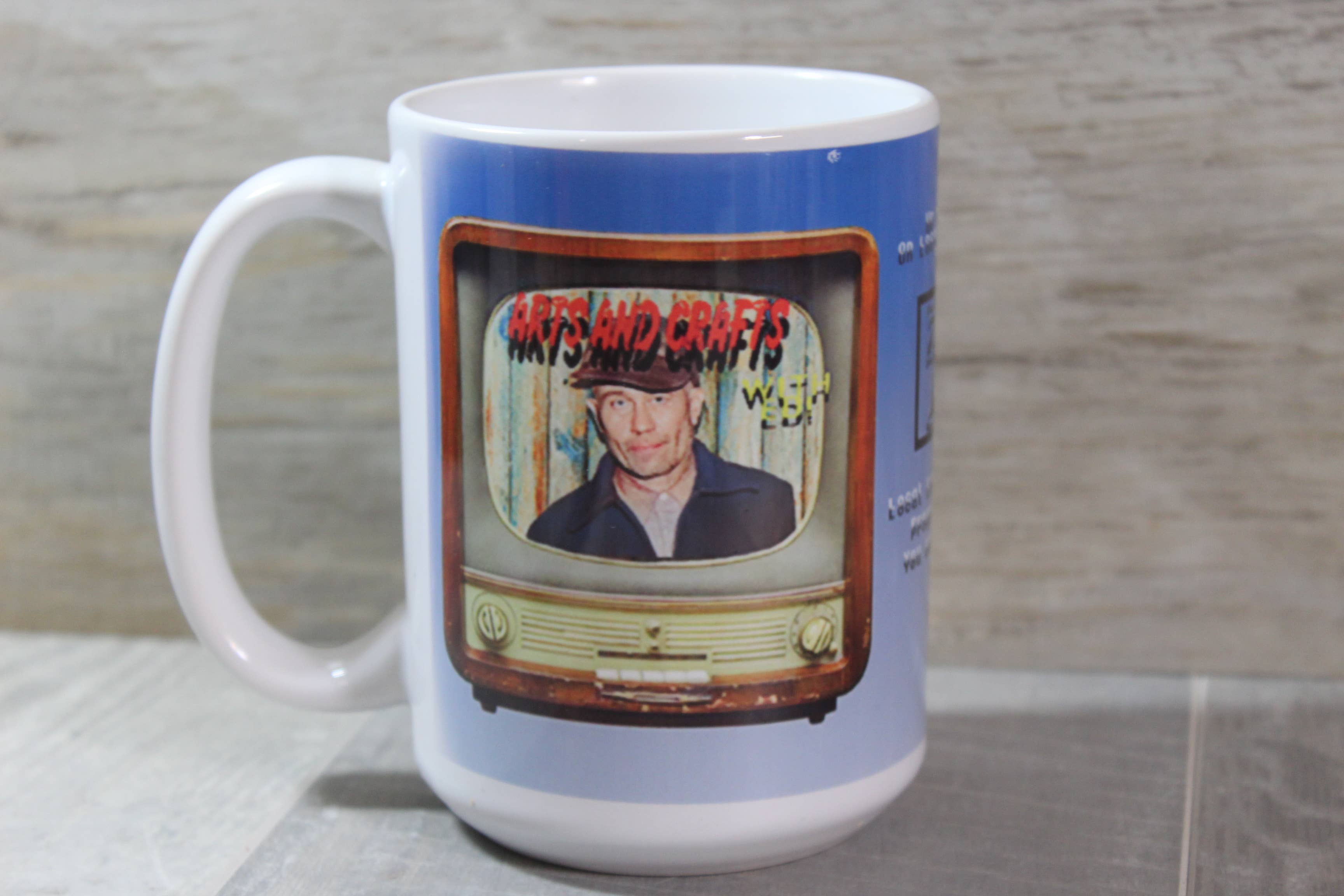 Raven Design - Wholesale Coffee Mug - Ed Gein 15oz ceramic Arts and Crafts with ED Parody Cup0