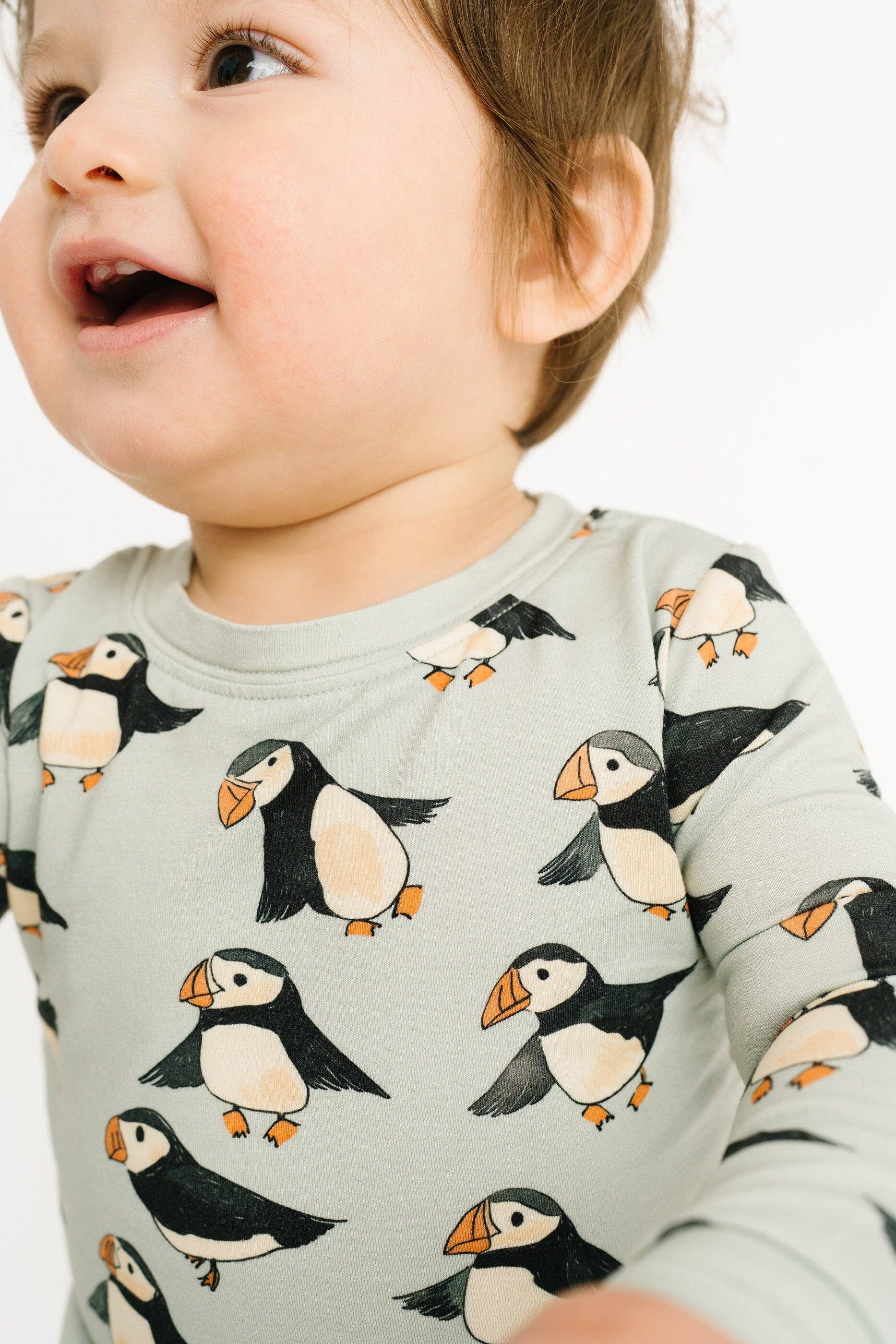 Little One Shop - Wholesale Sleepwear Set - Kids - Puffin Pals Bamboo Set8