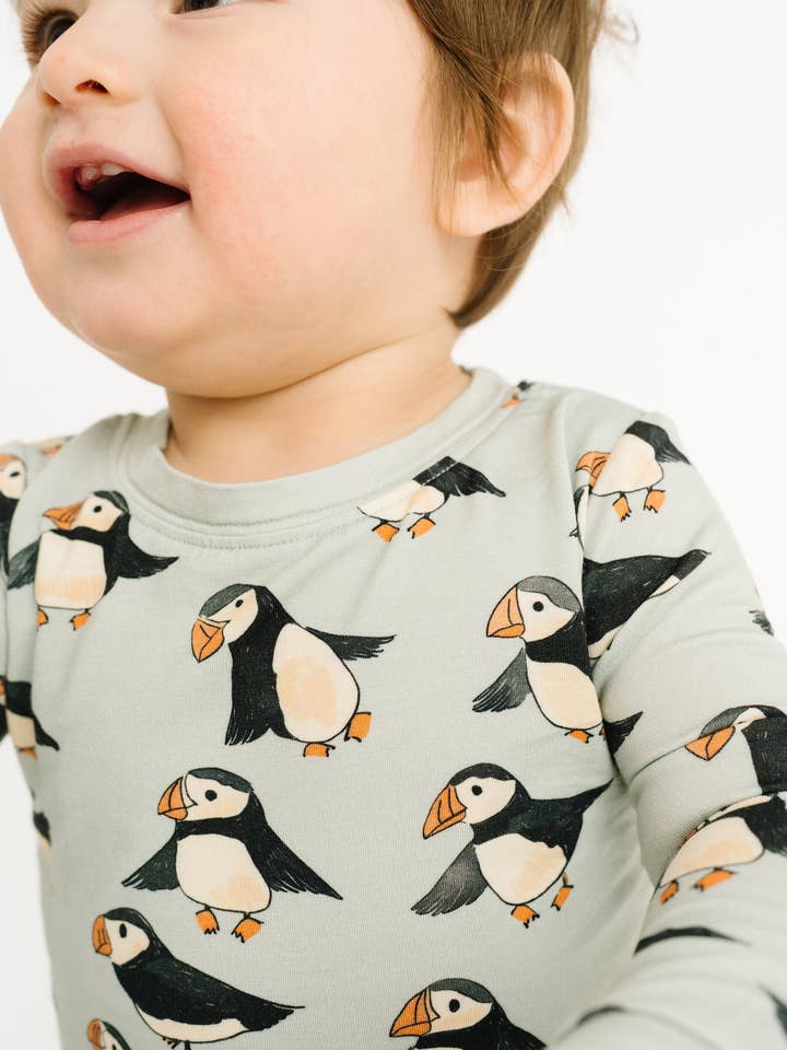 Little One Shop - Wholesale Sleepwear Set - Kids - Puffin Pals Bamboo Set8