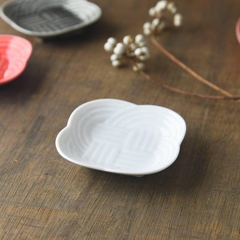 Yamani – Großhandel Essteller – Oda Keramik Musubi 9cm Mini-Teller - weiß0