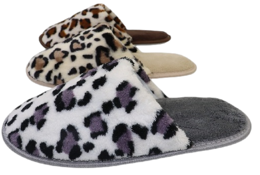 MB SMERWICK SA - Wholesale Slippers - Women's - LEOPARD INDOOR SLIPPER - T.36/41 - MBS020302