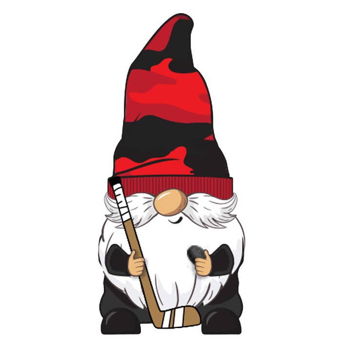 Hockey (Rot & Schwarz) Gartenzwerge - 3 Größen für den Großhandel von Sprightline