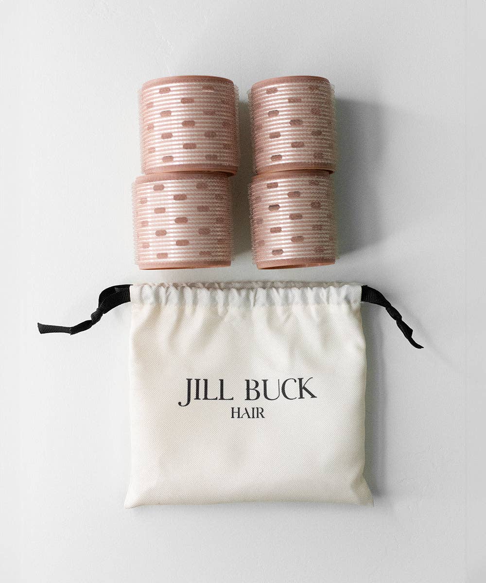 Jill Buck Hair - Wholesale Hair Curlers - Get A Grip Velcro Rollers- 4 Pack