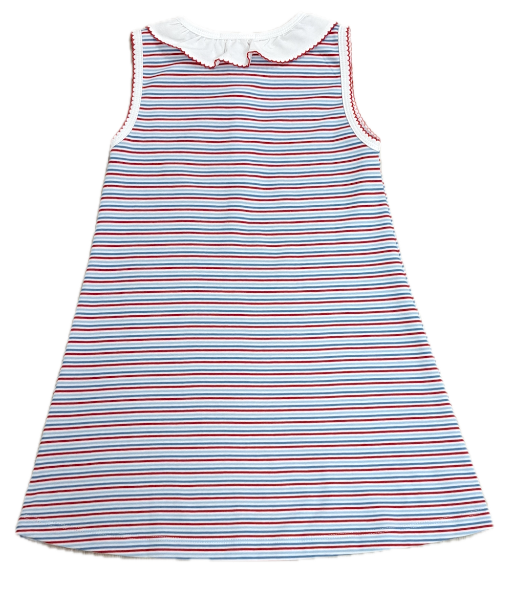 Marco and Lizzy - Wholesale Dress - Kids - Red White and Blue Stripe A line dress1
