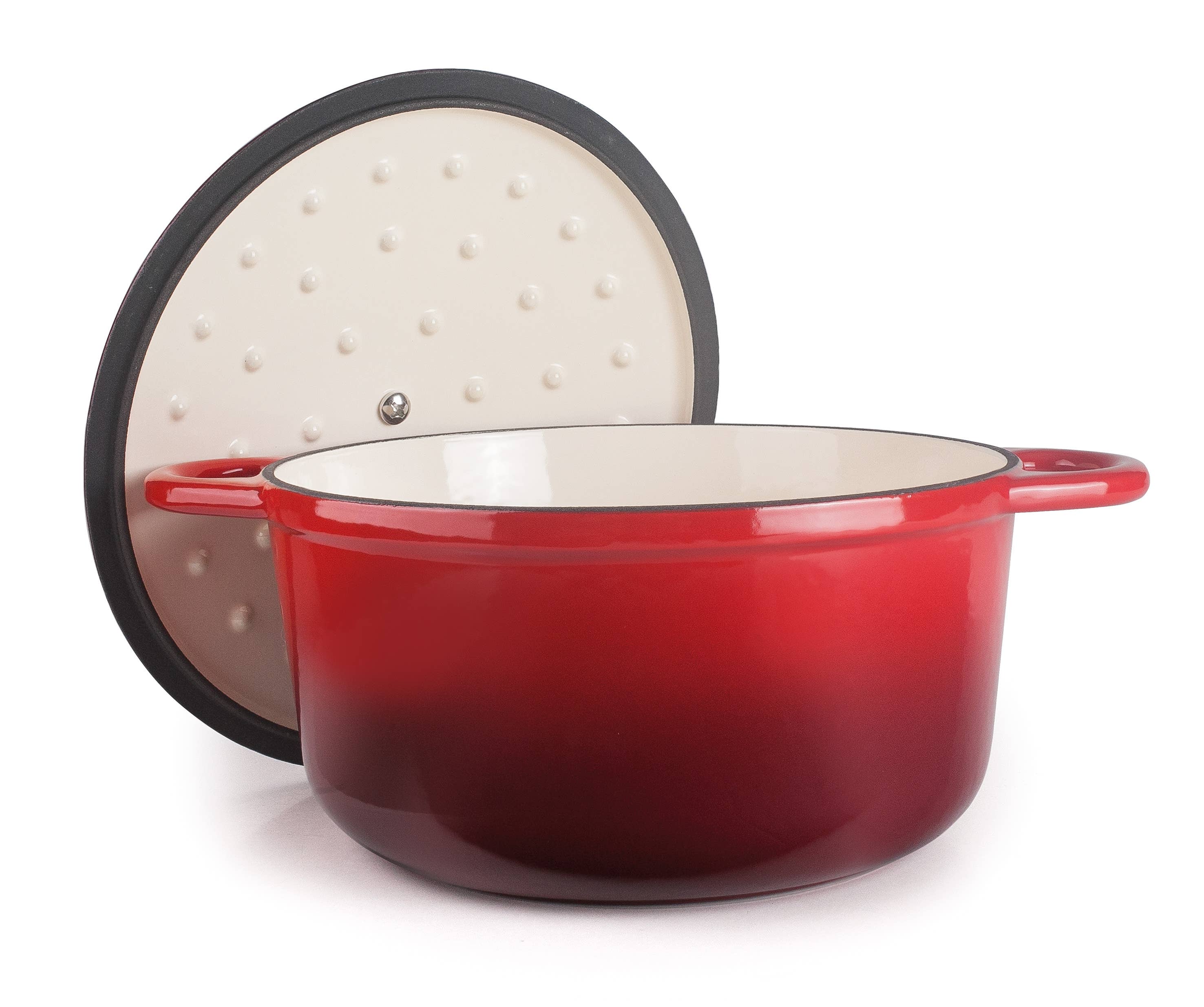 LACOR MENAJE PROFESIONAL S.L. - Wholesale Cooking Pot - CAST IRON RED CASSEROLE2