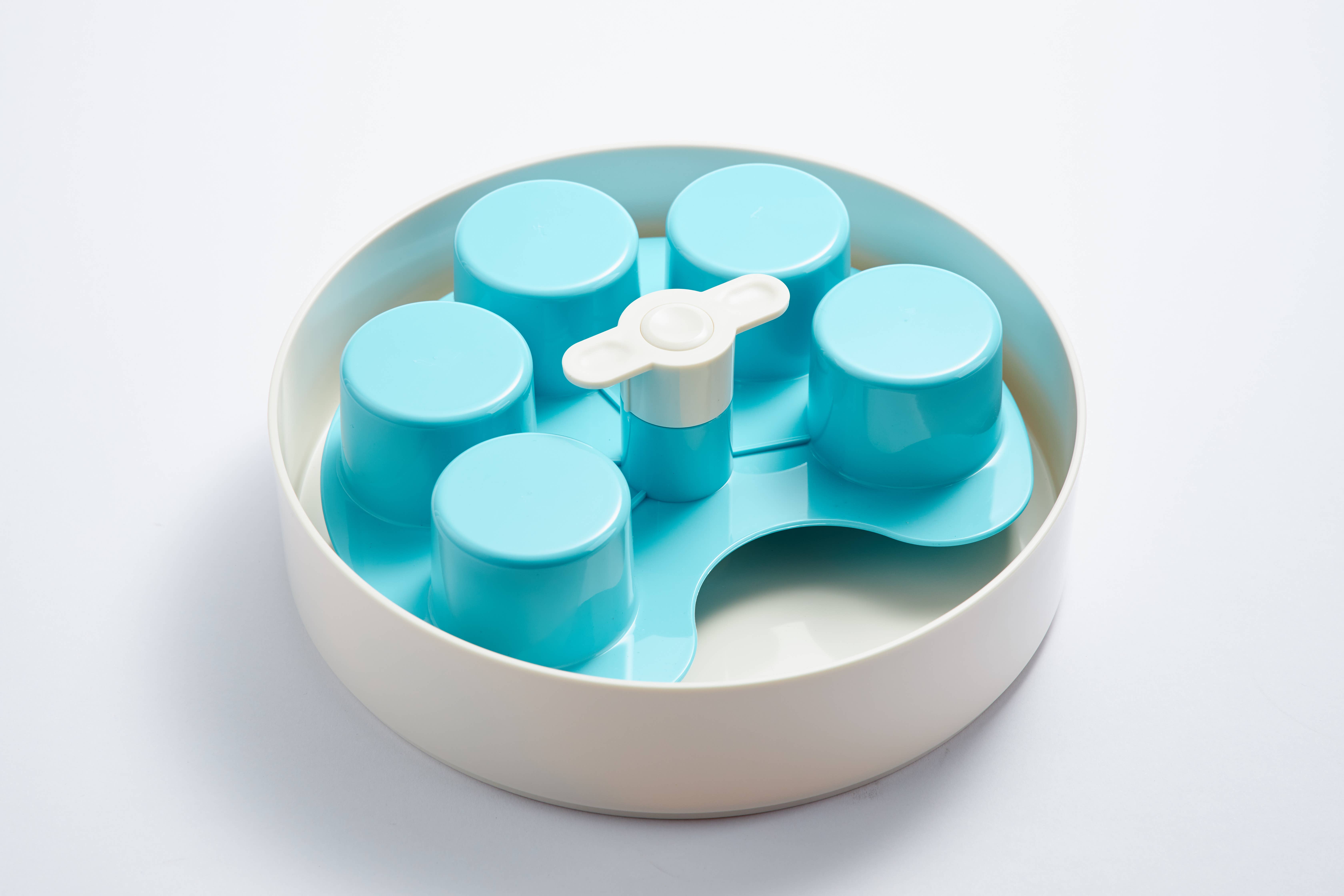 Only An Ocean Europe - Wholesale Drinkbak - Kat/Hond - SPIN interactieve voerspeelplaat blauw2