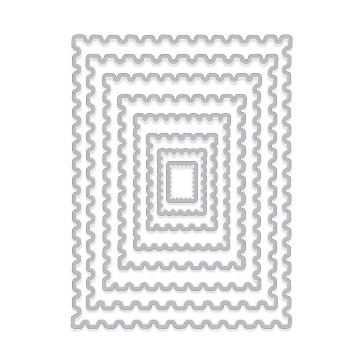 Hero Arts + Spellbinders Wholesale - Wholesale Craft Supplies - Hero Arts Nesting Postage Stamps Infinity Nesting Dies