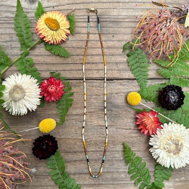 Tumbleweed Poppy Necklace for wholesale by Dancing Willow