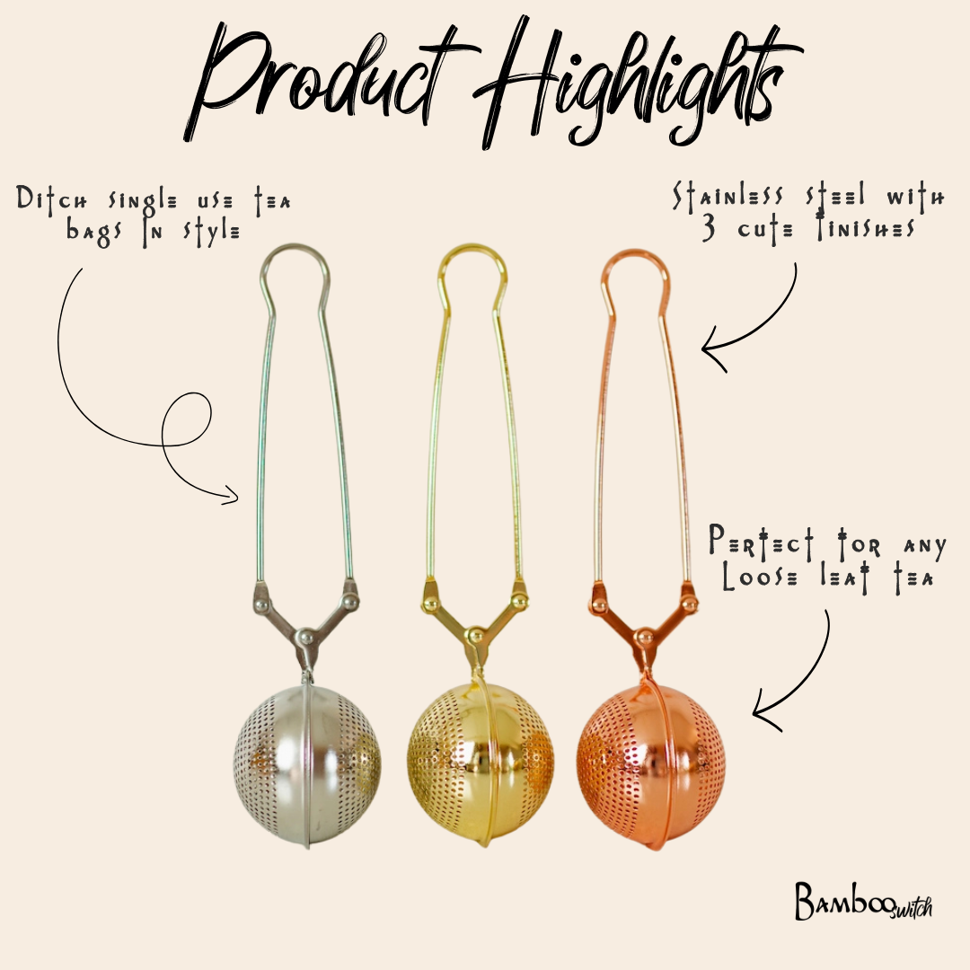 Bamboo Switch - Wholesale Tea Strainer/Infuser - Stainless Steel Tea Strainer | Tea Bestseller3