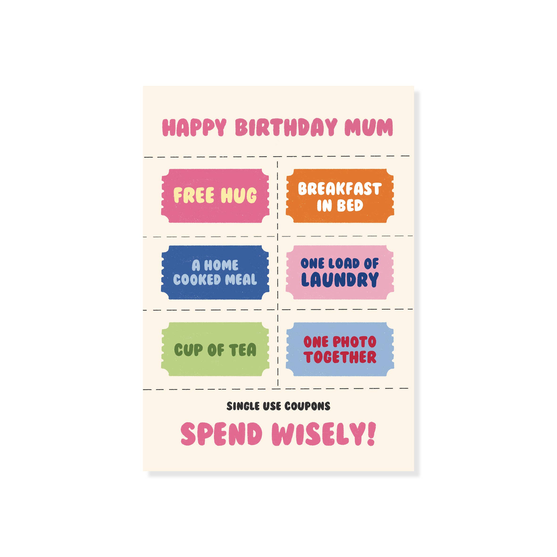 Ella Goddard – wholesale Birthday card – Mum Coupons - Birthday Card