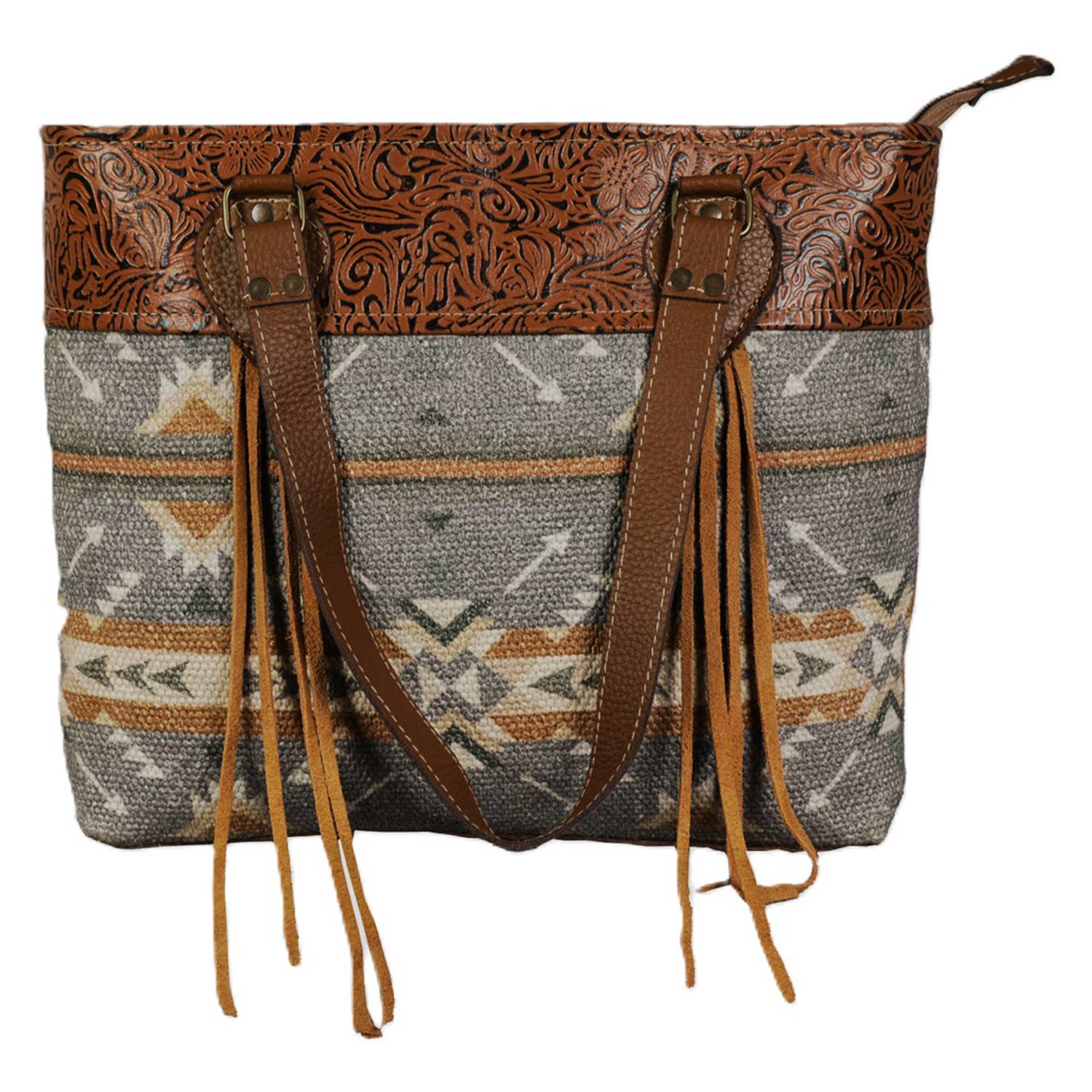 Hopofly Bags - Wholesale Tote Bag - Women's - Canvas & Leather Women's Fany Tote Bag2