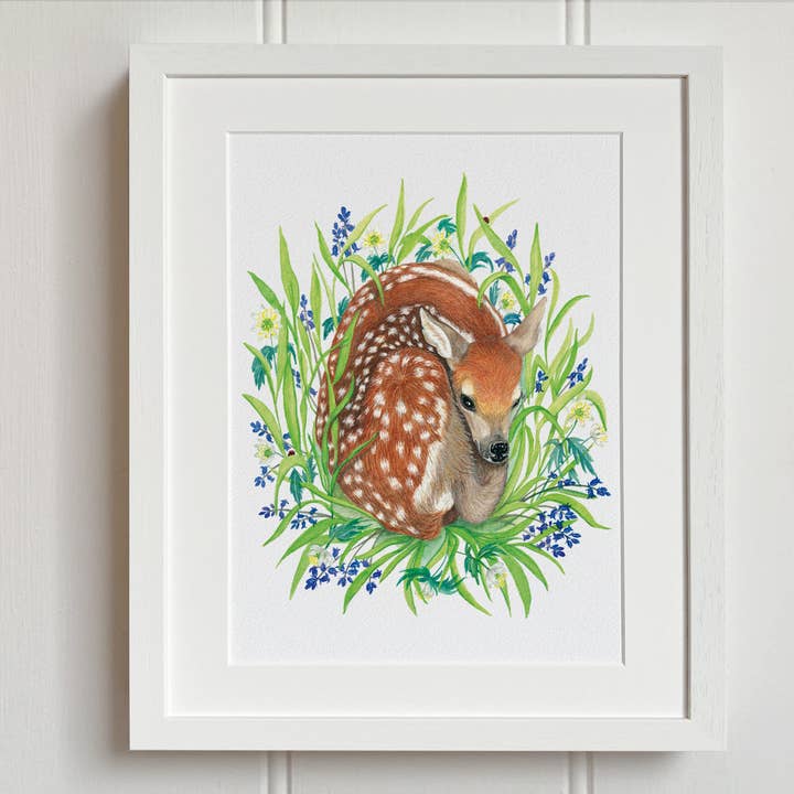 Spring Fawn for wholesale by Fiadh&Finn Fine Art Keepsakes