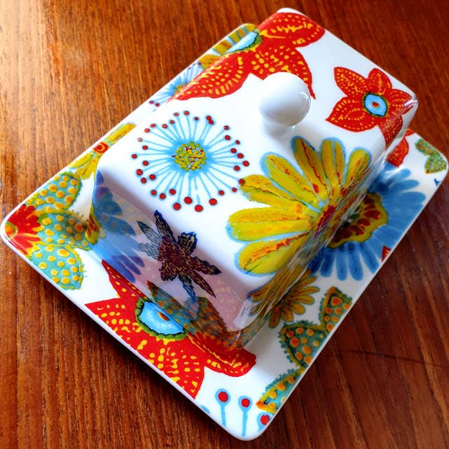 Rob Turner THE ART OF TABLEWARE – wholesale Butter dish – Flower Power Butter Dish0