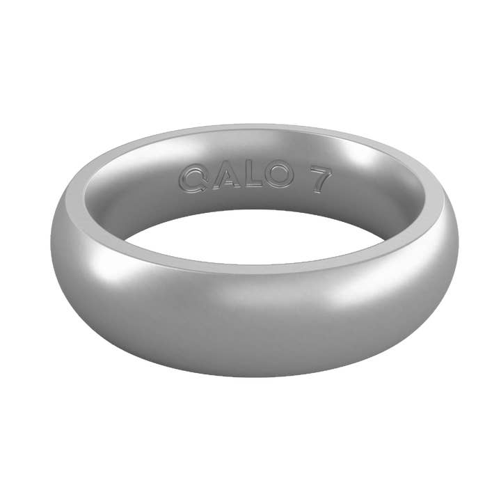 Silver Classic Silicone Ring for wholesale by QALO