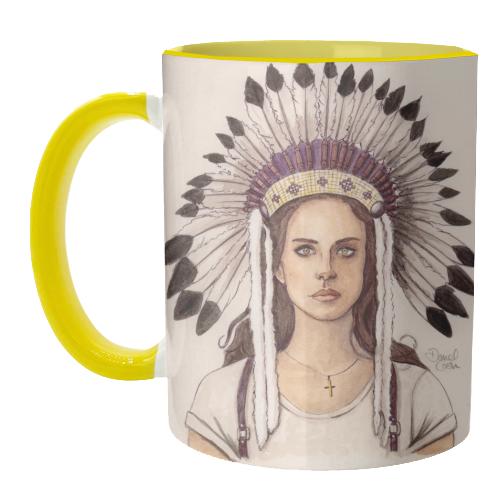 ART WOW - Wholesale Coffee Mug - Mugs 'Lana Del Rey IV' by Daniel Cash5