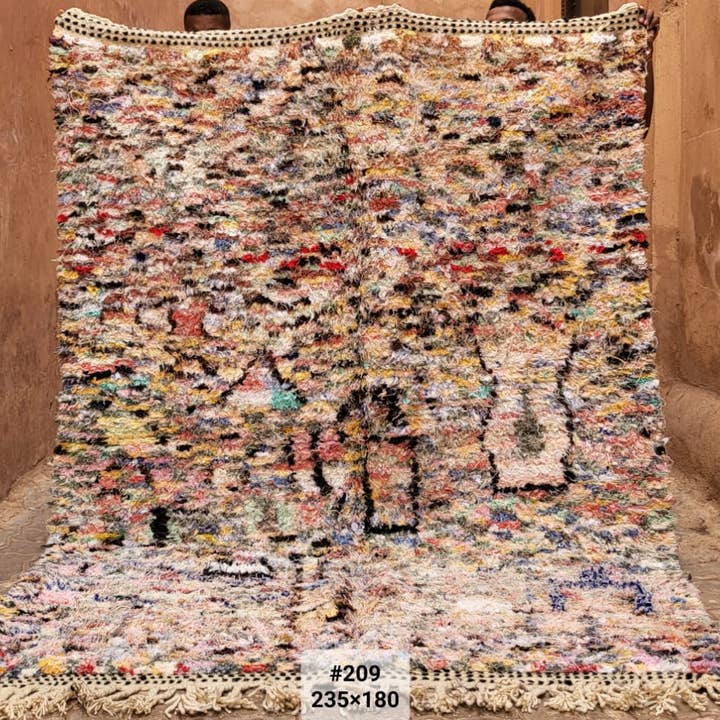 SOUK in the CITY - Wholesale Area Rug - Exclusive Boujad Boucherouite Rug 235/1804