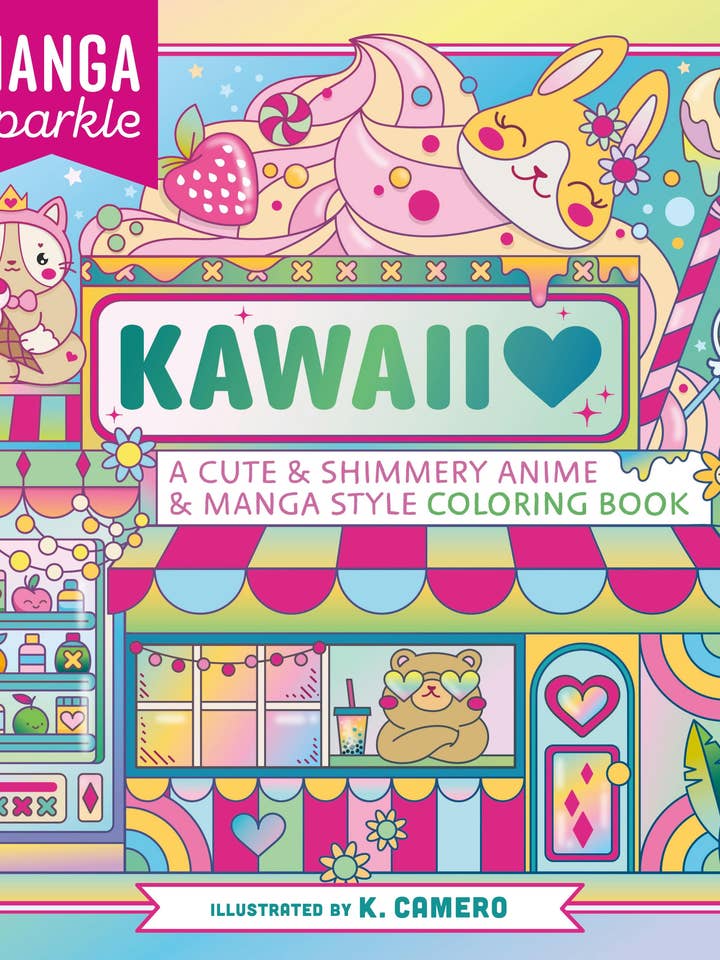 Manga Sparkle: Kawaii Anime & Manga Coloring Book for wholesale by Macmillan Publishers