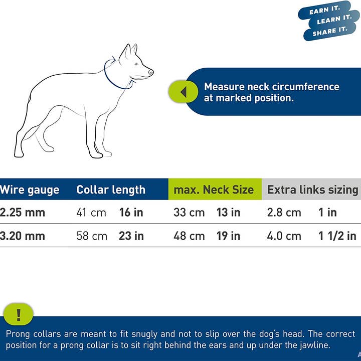 Dogline - Wholesale Pet Collar - Dog - Herm Sprenger - ULTRA-PLUS Training Collar with Center-Plate, Assembly Chain & ClicLock – Comfort Version – Stainless Steel2