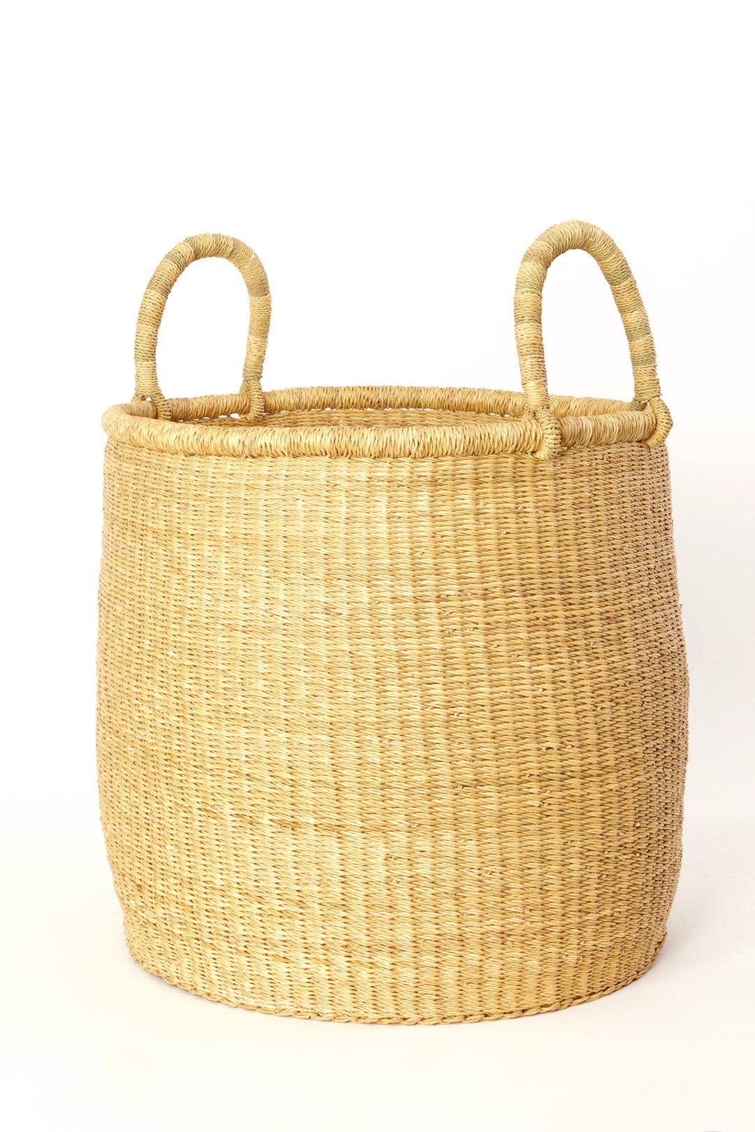 African Modern - Wholesale Basket - Set of Two All Natural Elephant Grass Baskets3