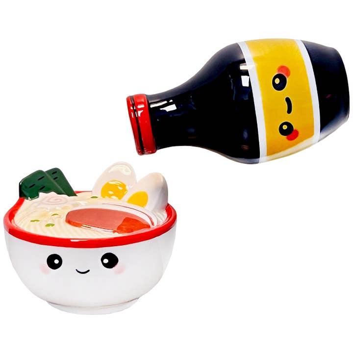 Ramen Noodle Salt & Pepper Set and other Purchase Wholesale ramen bowls set. Free Returns & Net 60 Terms on Faire trending on Faire.