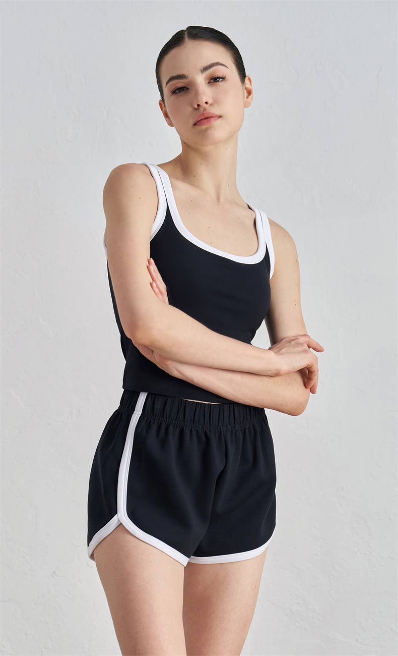 91thelabel – wholesale Athletic top – Women′s – Megan Color Contrast Tank Active Top6