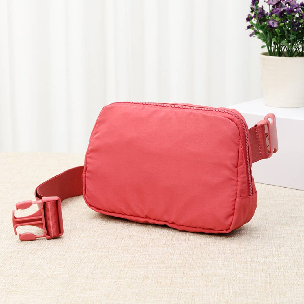 Fashion City - Wholesale Belt Bag - Women's - Water-Resistant Mini Sling Belt Bag-Light Colors7