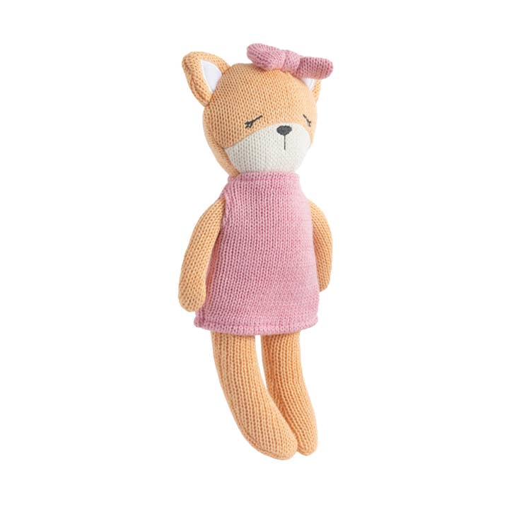Living Textiles - Wholesale Stuffed/plush toy – Kids & baby - Knitted Animal Toy- Frankie the Fox2
