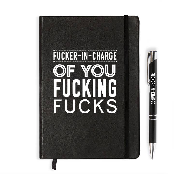 Fucker in Charge Stationery Pack for wholesale by Disrupted Industries