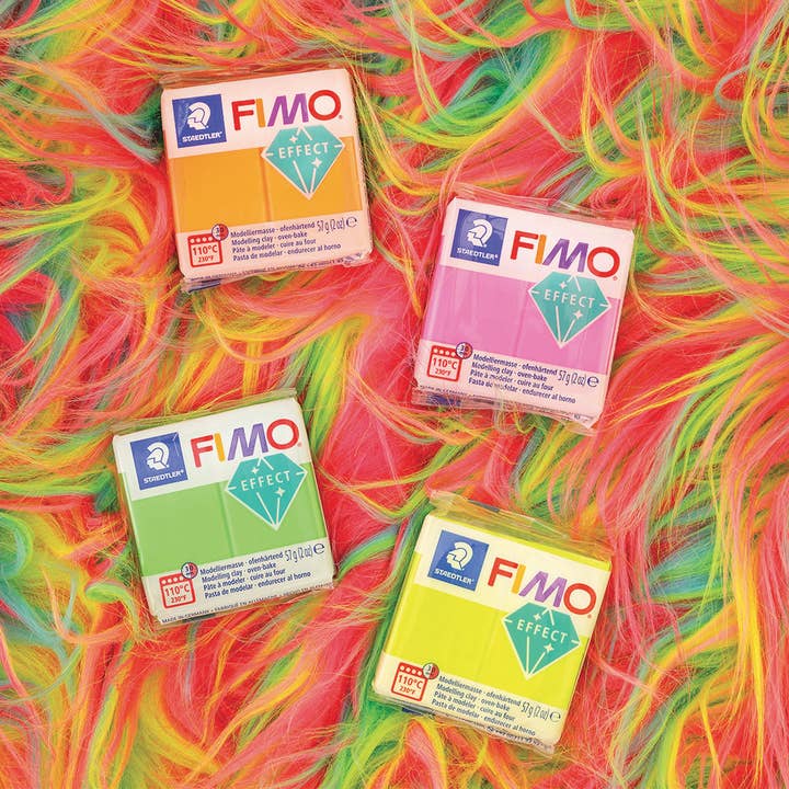 Graine Créative - Wholesale DIY Craft Kit - FIMO EFFECT 57G NEON FUCHSIA 8010-2011