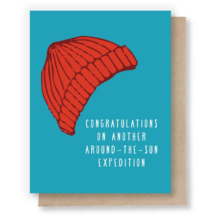 Expedition Around The Sun Birthday Card for wholesale by Sweet Pea Cole