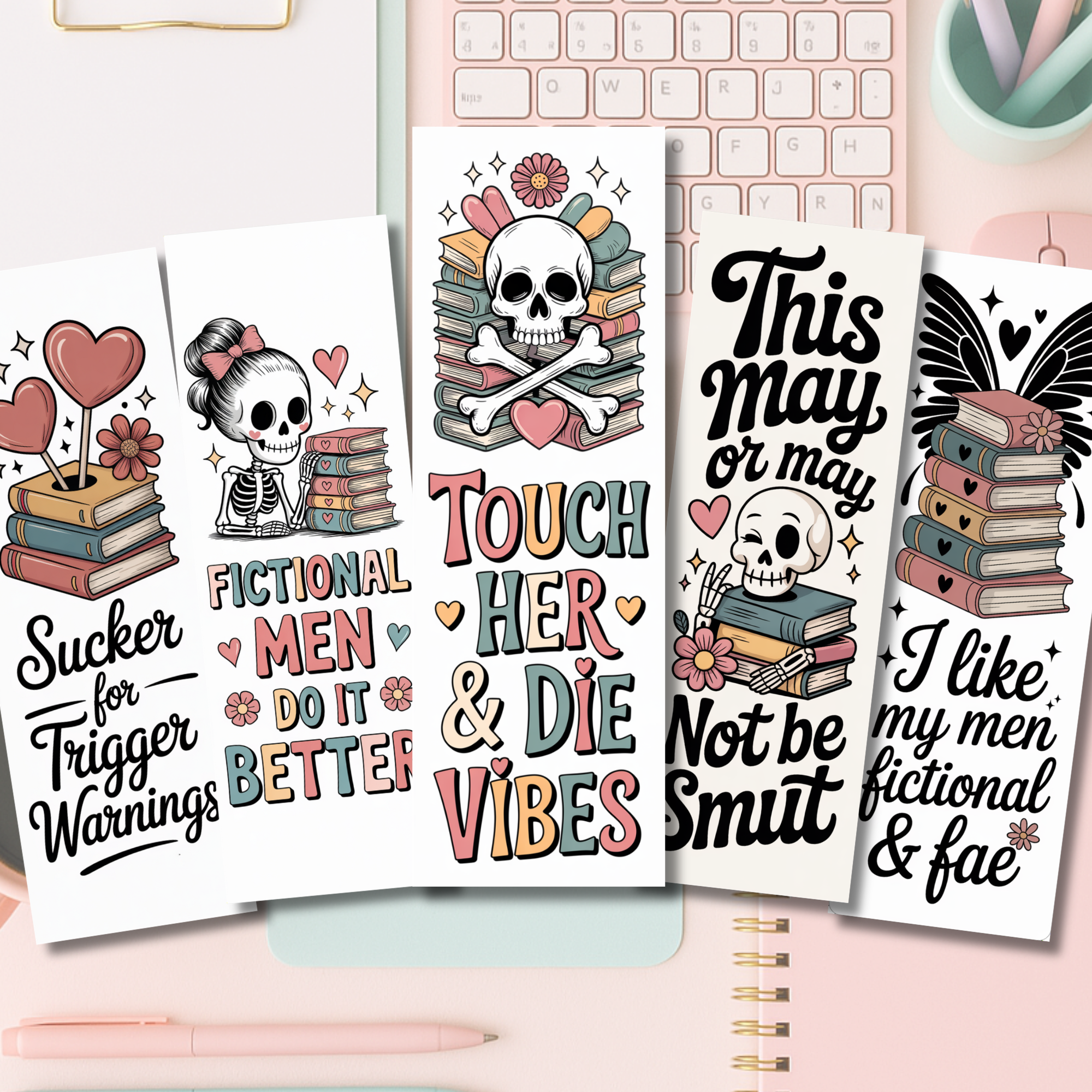 Auburn Row Design - Wholesale Bookmark - Smut Bookmarks Dark Romance Bookmarks Romantasy Bookmarks5