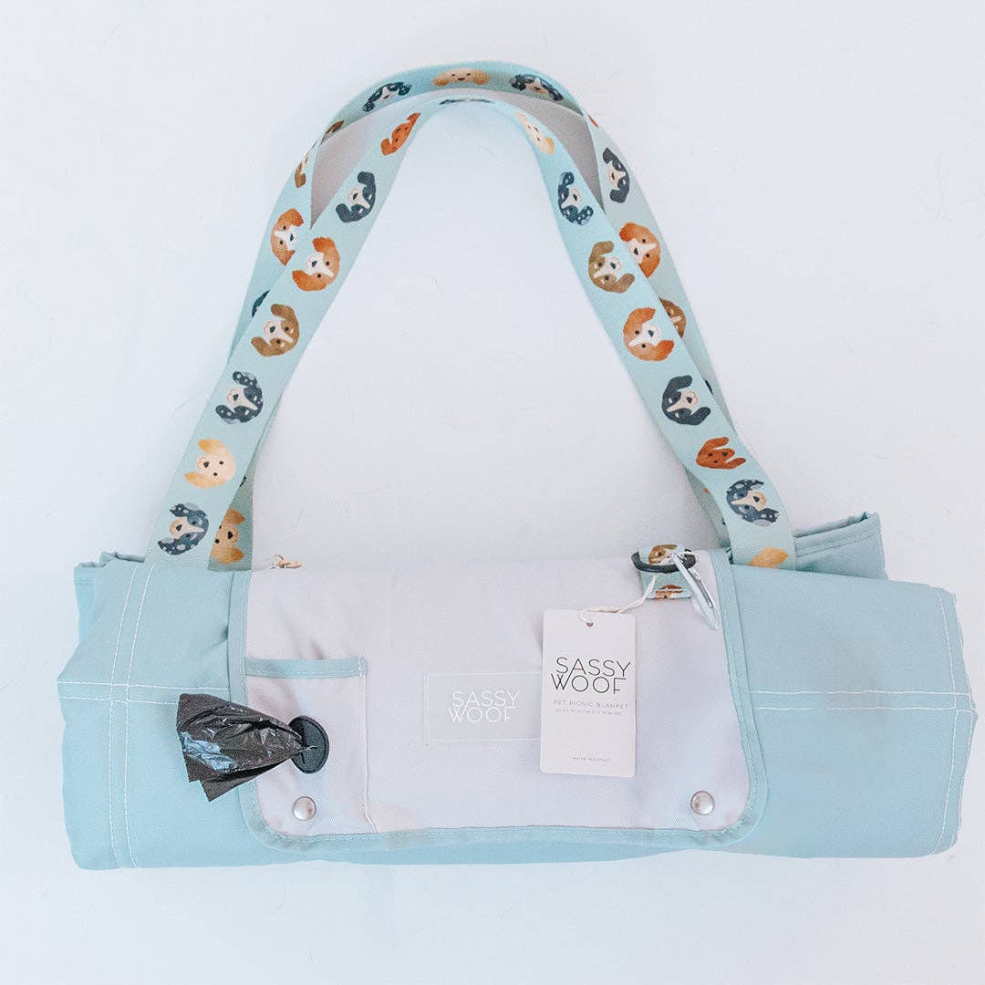 SASSY WOOF - Wholesale Pet Blanket - Dog - Dog Picnic Blanket - Dainty Dachshunds2