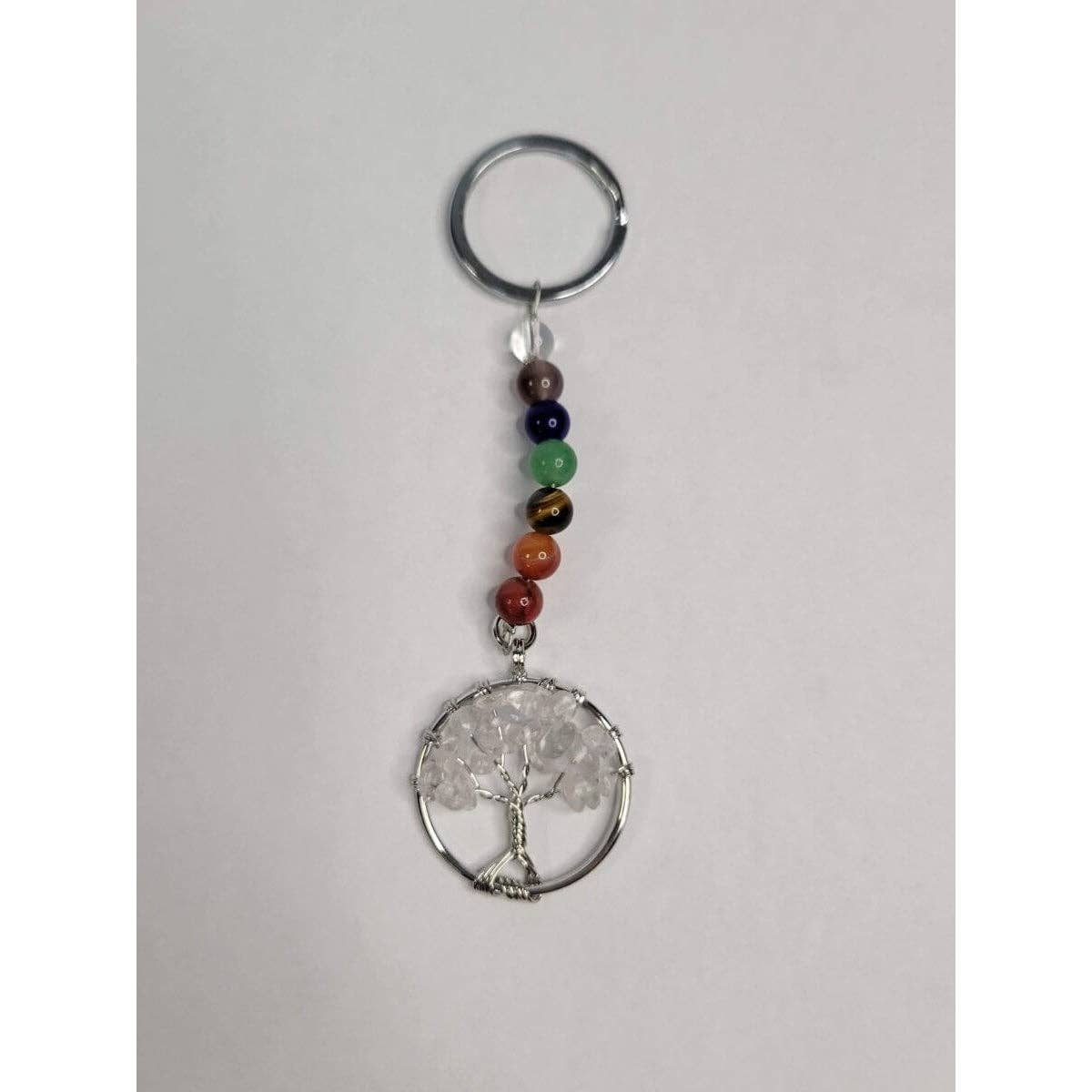 My Magic Place Shop - Wholesale Keychain - Women's - Gemstone and Natural Quartz Crystal Chakra Keychain5