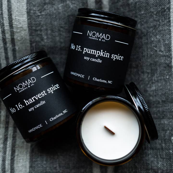 Harvest Spice- Citrus | Pomegranate | Vanilla for wholesale by Nomad Candles & Co.