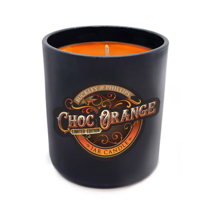 Buckley & Phillips Aromatics - Wholesale Jar/filled candle - Choc Orange Limited Edition Soy Candle1