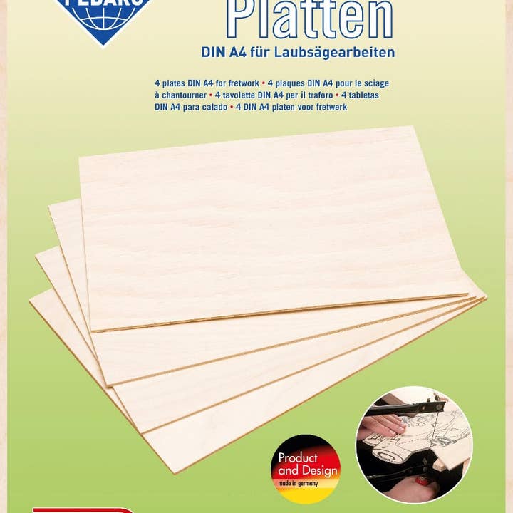 Die Werkkiste - Wholesale Craft Supplies - 3 mm poplar plywood x41