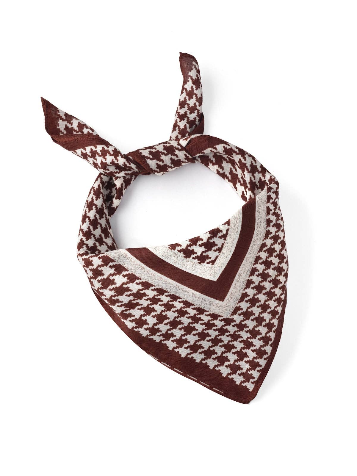 Funkyrel® Atzbranding Limited - Vendita all'ingrosso Sciarpa - Donna - Scarvii - Sciarpa quadrata classica pied de poule12