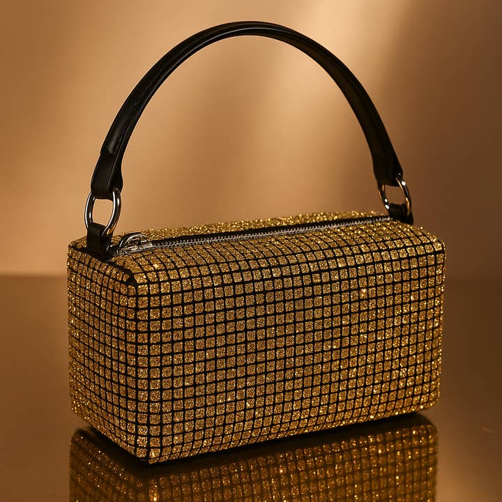 VeraMay - Wholesale Top handle bag – women's - 19CM Gold Vera May Evening Handbag0