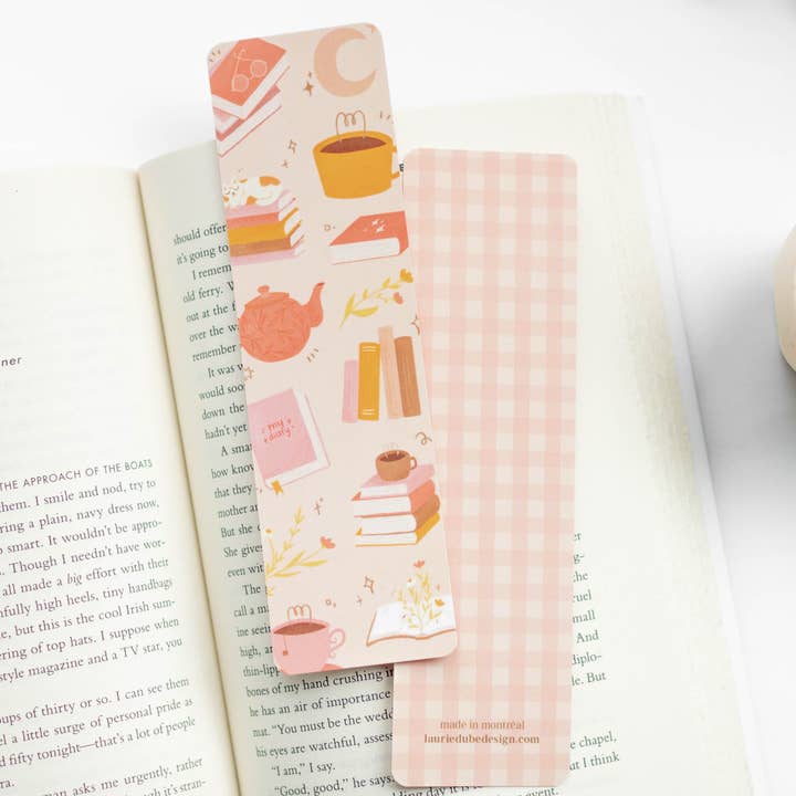 Book Lover Bookmark for wholesale by Chat Papier