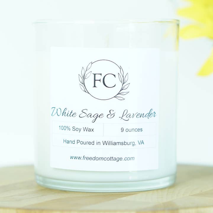 Hvid Salvie & Lavendel for engroshandel hos Freedom Cottage