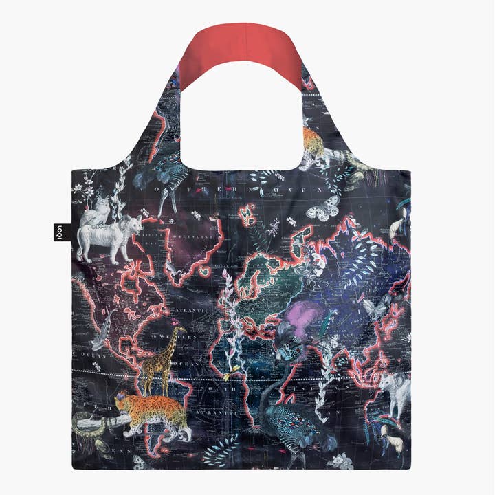 KRISTJANA S WILLIAMS INTERIORS World Map Bag for wholesale by LOQI