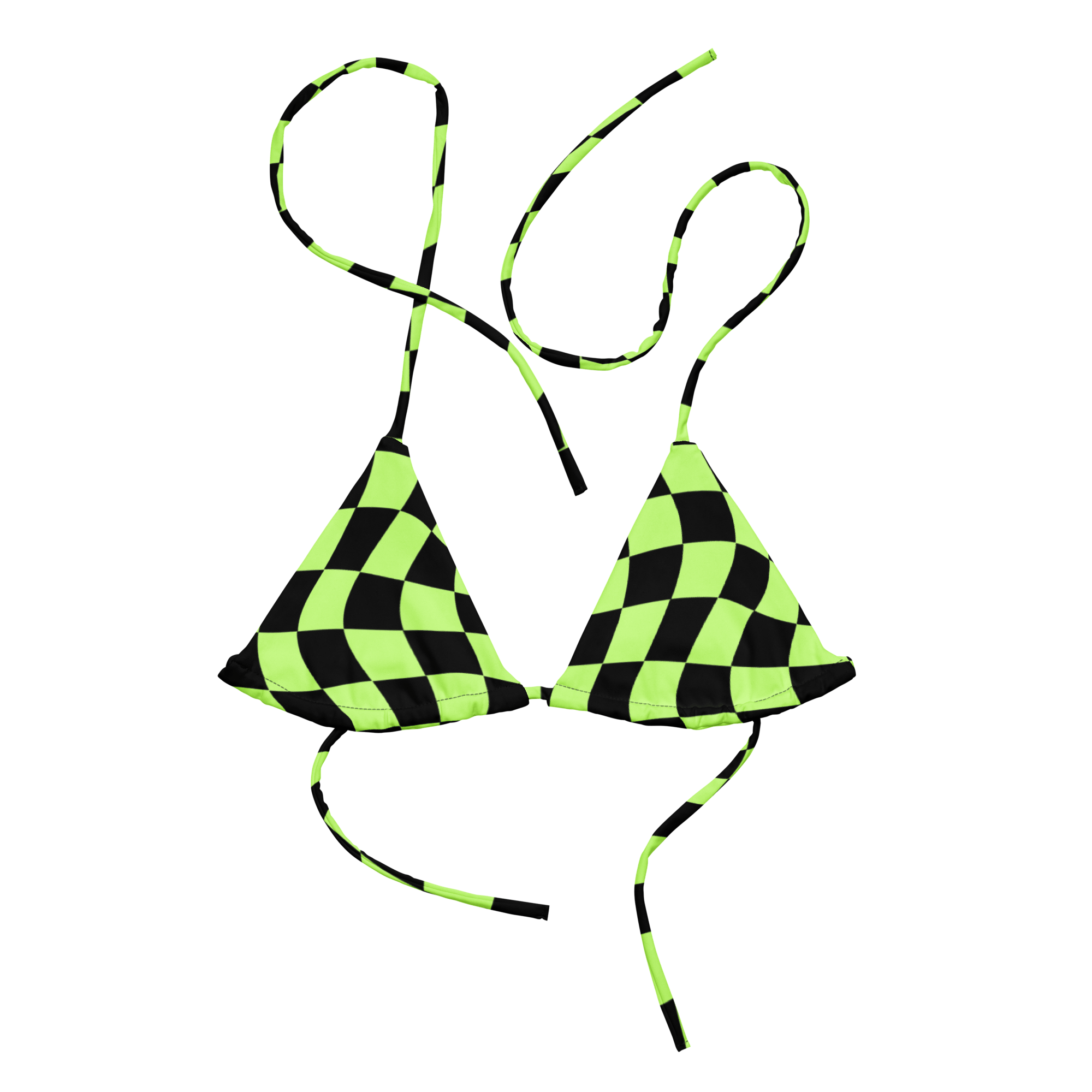 Goth Cloth Co. - Wholesale Swim Top - Women's - Toxic Tiles String Bikini Top7