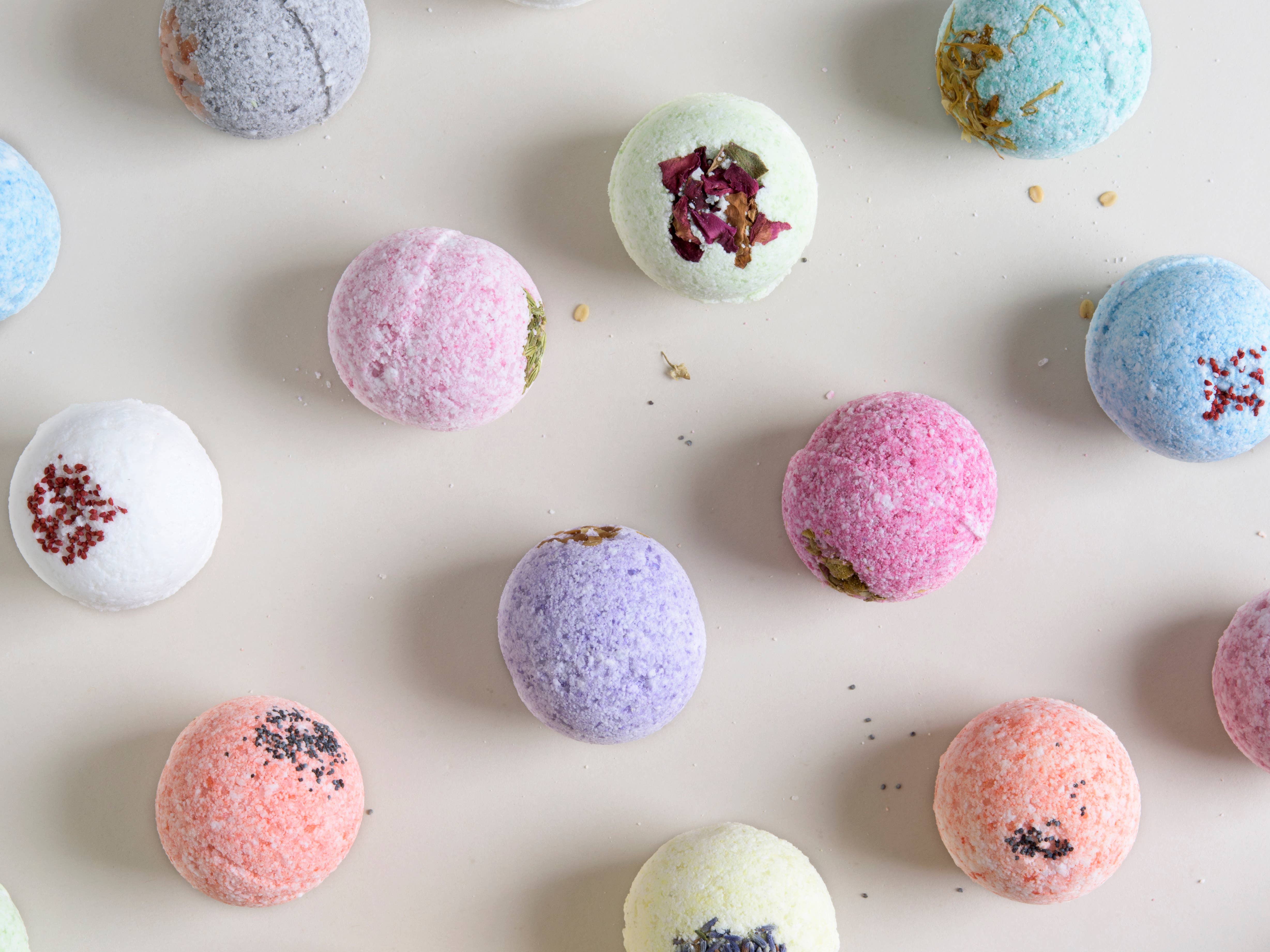 Lizush - Wholesale Bath Bomb/Fizz - Purple Lavender BathBombs-100 Units-individually wrapped4